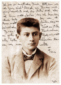 young Franz Kafka, and diaries